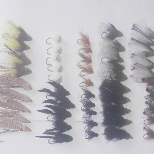50 Assorted muddlers fishing flies