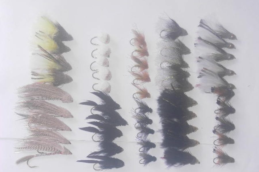 50 Assorted muddlers fishing flies