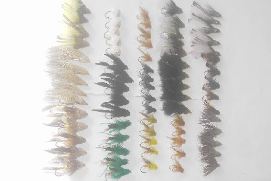 75 Assorted muddlers fishing flies