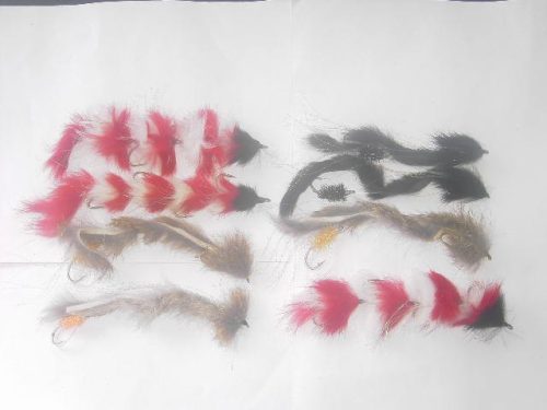 Assorted tandem pike flies