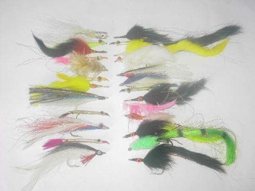 25 Assorted Saltwater fishing flies for sale