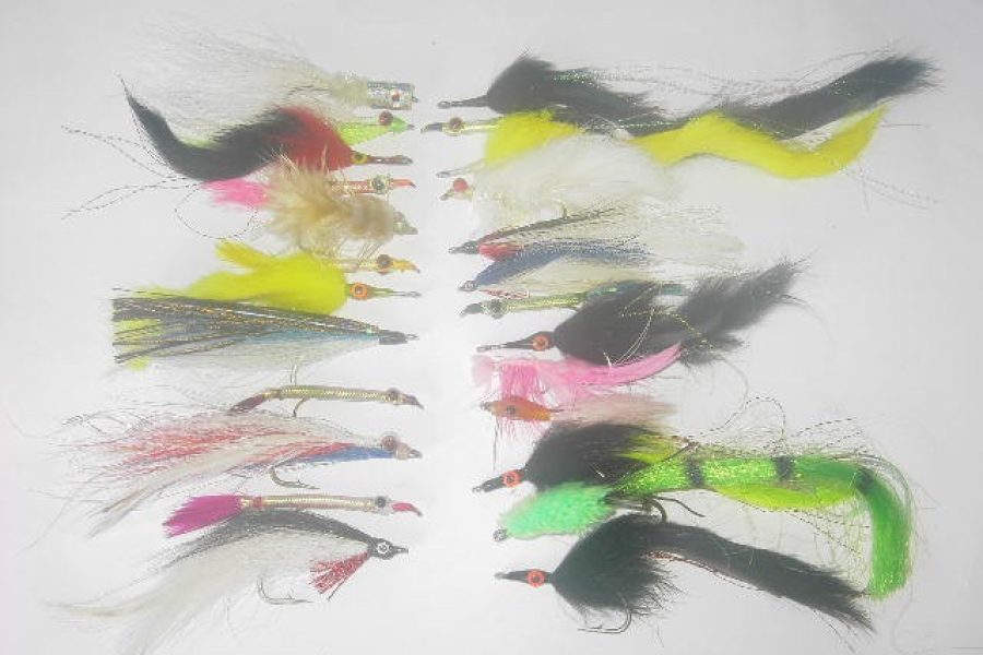 25 Assorted Saltwater fly fishing flies