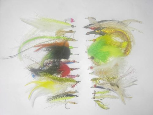 50 Assorted Saltwater Fly Fishing Flies for sale