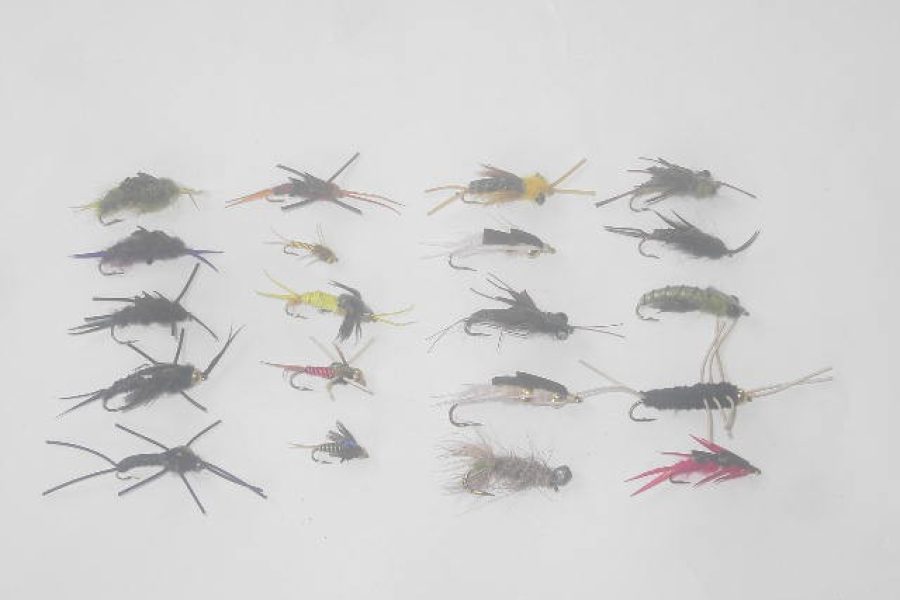 25 Assorted stoneflies fly fishing flies