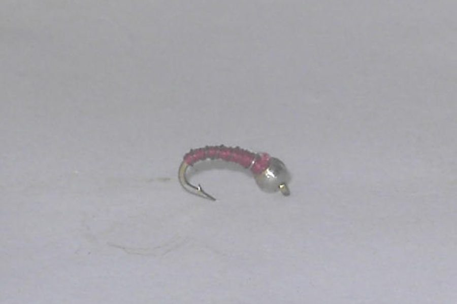 Beadhead Zebra Midge Red