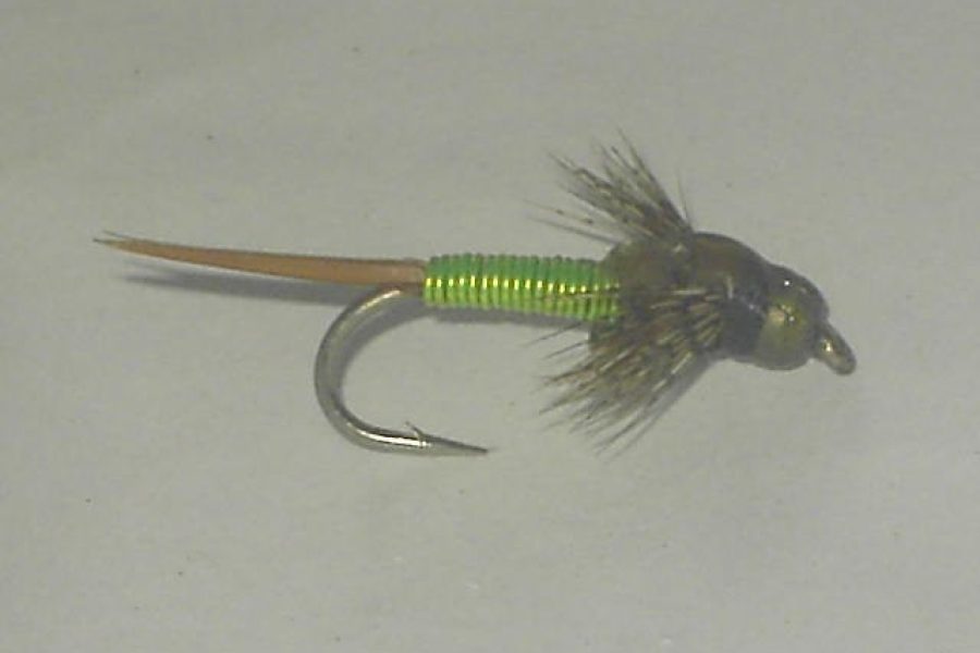 Bead Head Copper John Chartreuse