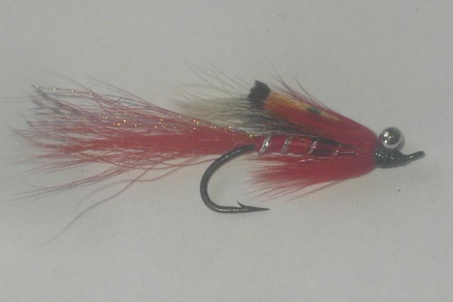 Alley shrimp red bead chain fly