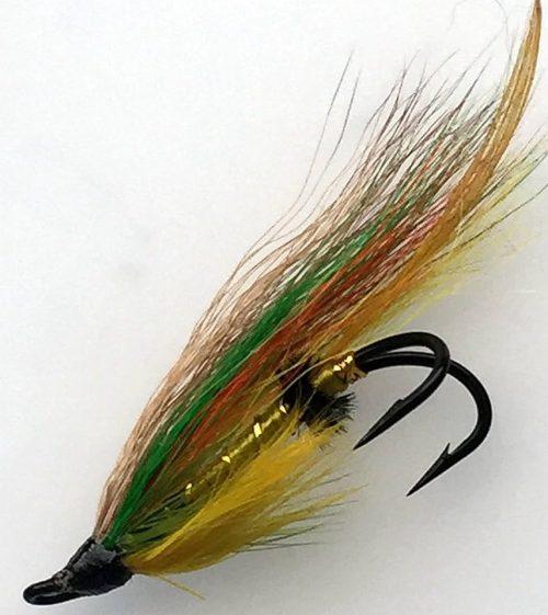 Green Highlander tube salmon fly