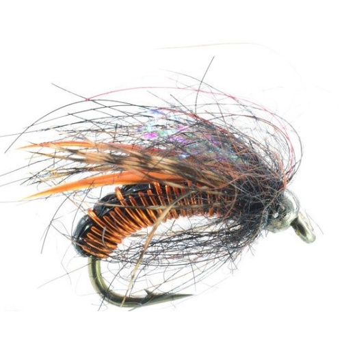 Amber Hot Wire scud Fly