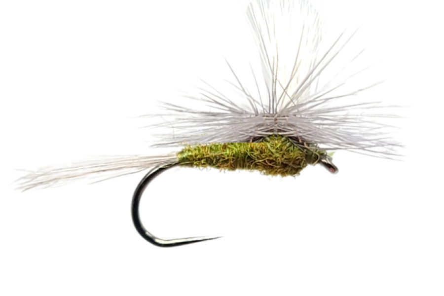 Barbless Blue Wing Olive Parachute fly