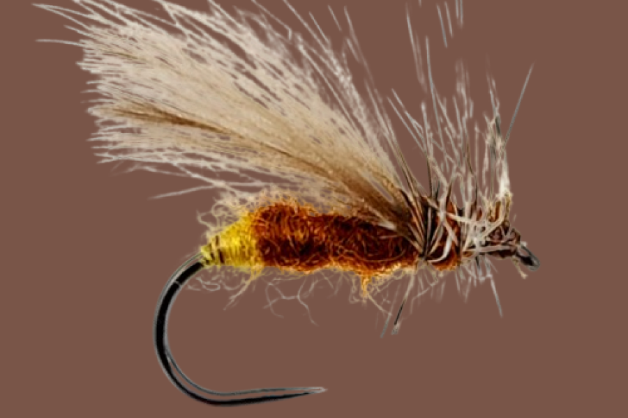 Barbless CDC Caddis Fly