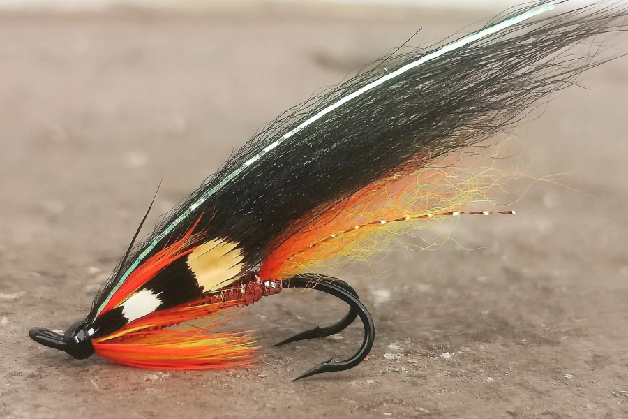 Black Copper Bodied Templedog tube Fly