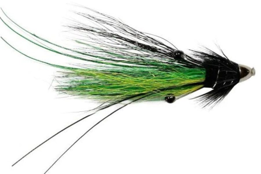 Black Highlander Shrimp Conehead Feeler fly