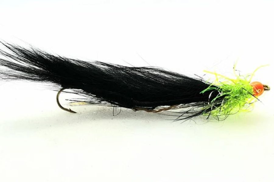 Bu Black Snake Fly Yellow Bead