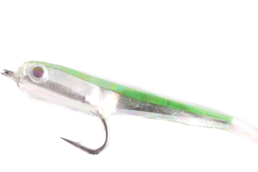 Chartreuse Gummy Minnow fishing fly Pattern