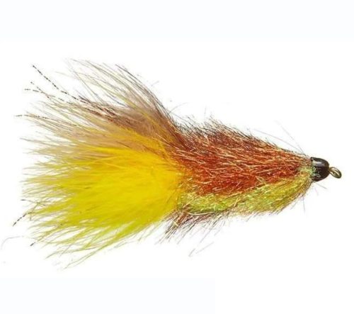 Cone Head Sparkle Minnow Copper fishing fly pattern