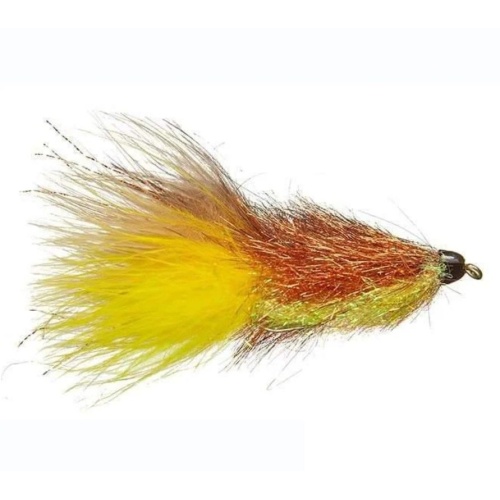 Cone Head Sparkle Minnow Copper fishing fly pattern