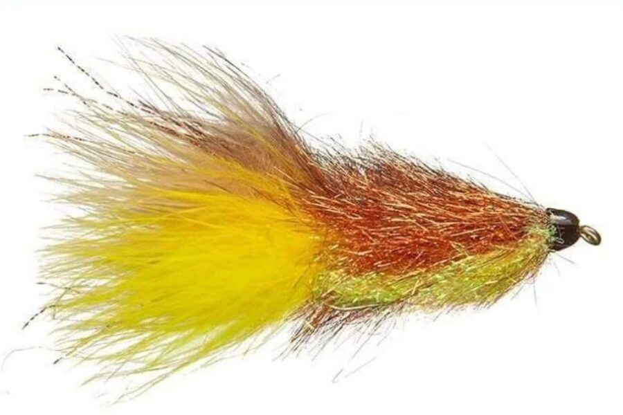 Cone Head Sparkle Minnow Copper fly fishing pattern