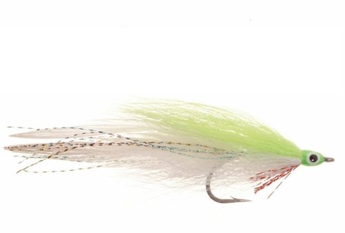 Deceiver White Chartreuse fishing fly