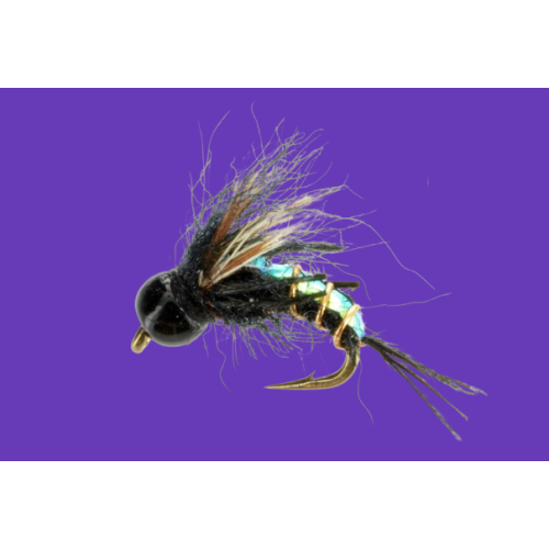 Gardner's Never Bug Black caddis nymph fly pattern