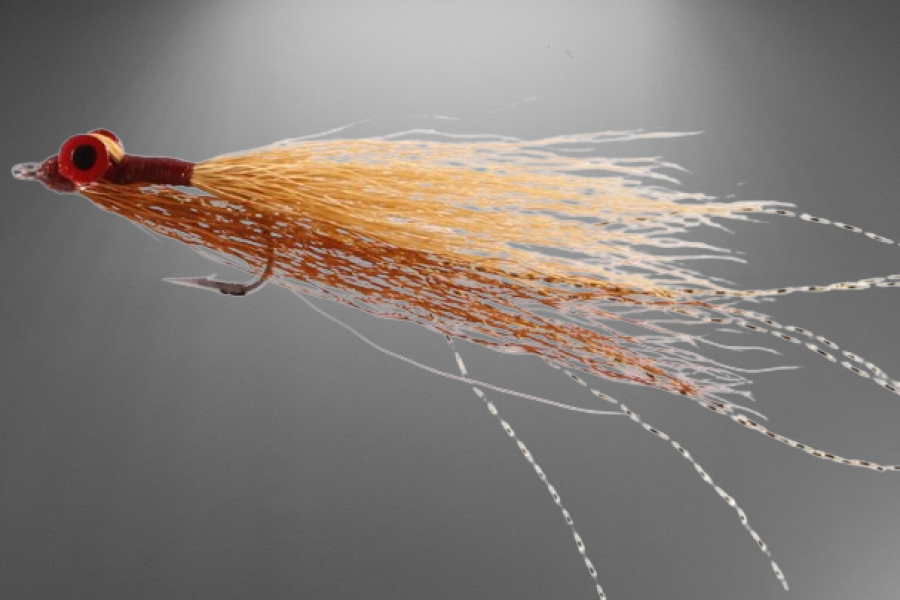 Golden Shiner Clouser Deep Minnow fly