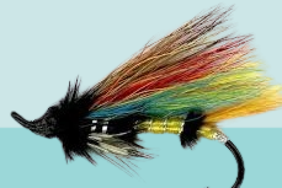 Jock Scott Salmon Fly