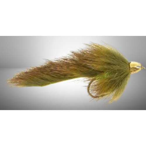 Olive Slumpbuster streamer fly