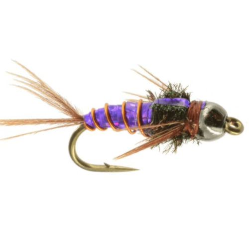 Pheasant Tail Purple Ice scud fly