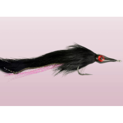 Pike Bunny Black Streamer Fly