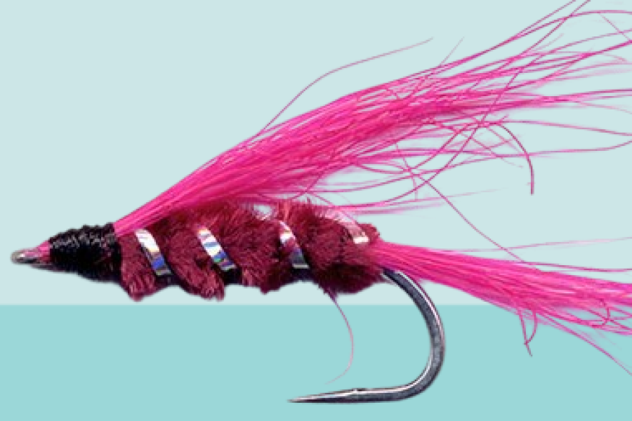 Pink Purdy PBP Salmon Fly