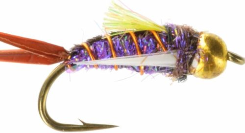 Psycho Prince Nymph, Purple Bead Head