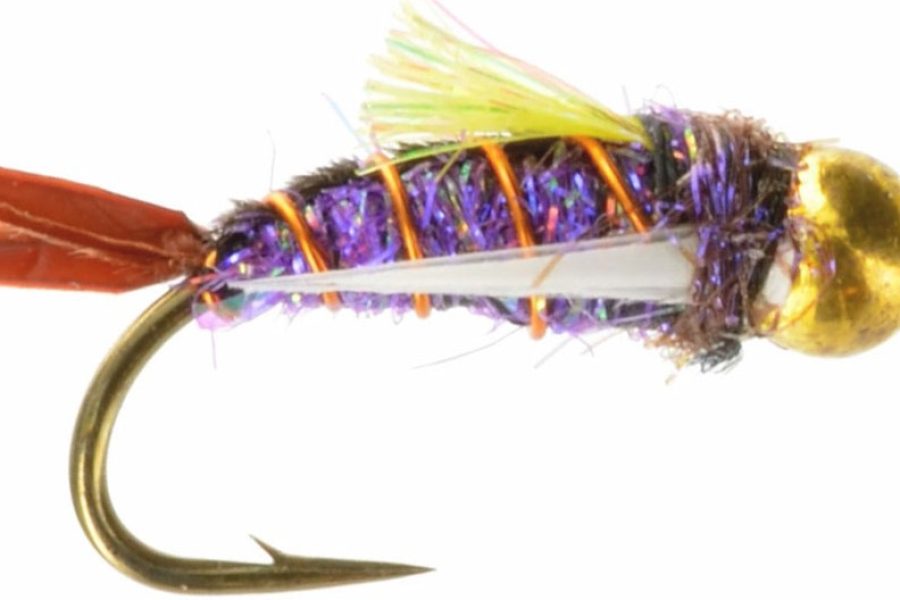 Psycho Prince Nymph, Purple Bead Head