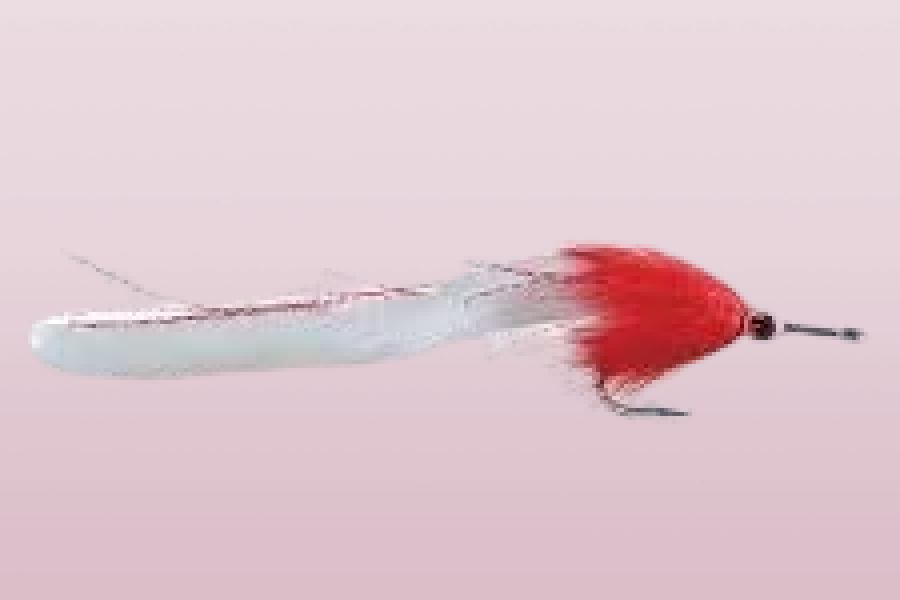 Red Bunny Pike Fishing Fly