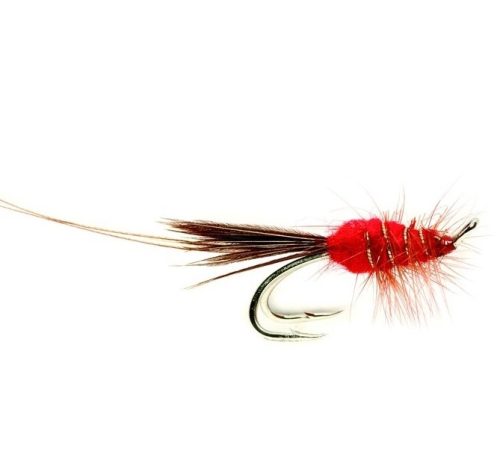 Red Francis Salmon fishing fly pattern