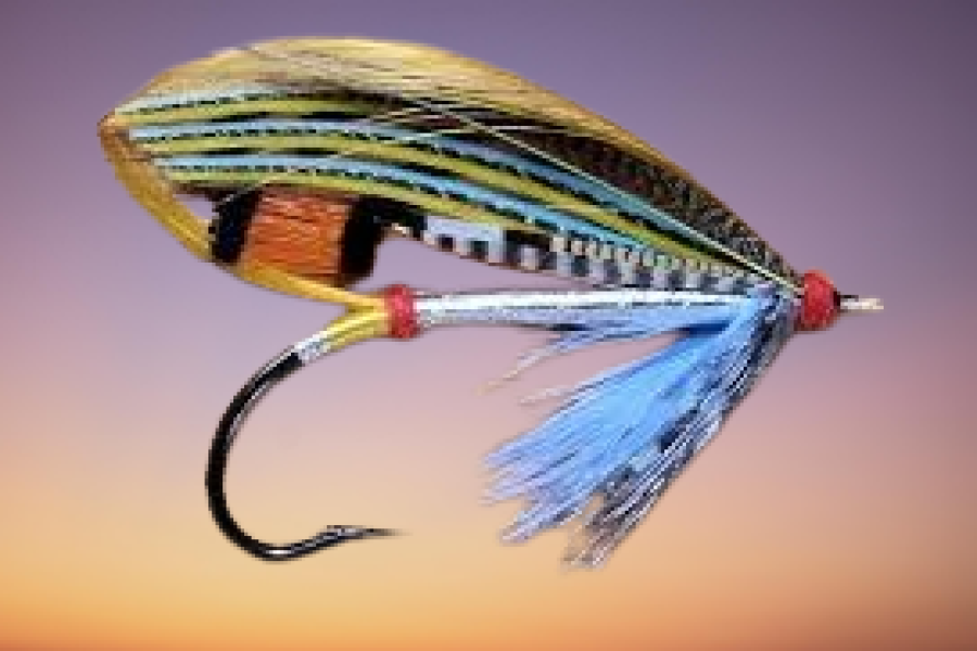 Silver Doctor Salmon Fishing fly pattern