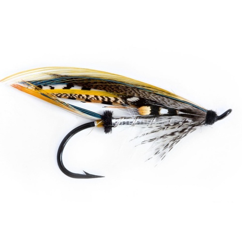 Silver Grey Salmon fishing fly pattern