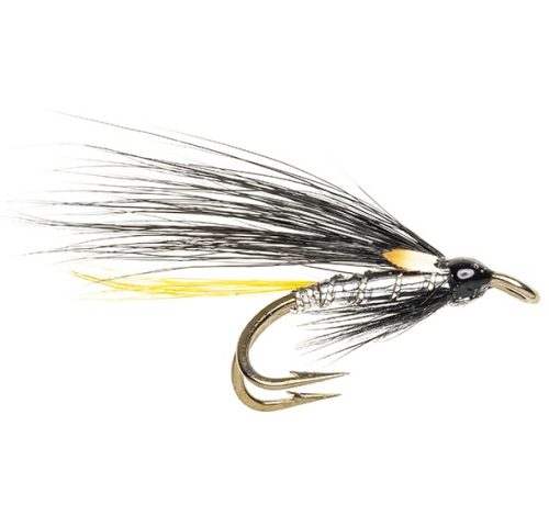 Silver Stoats Tail JC Double Hook Salmon Fly fishing pattern