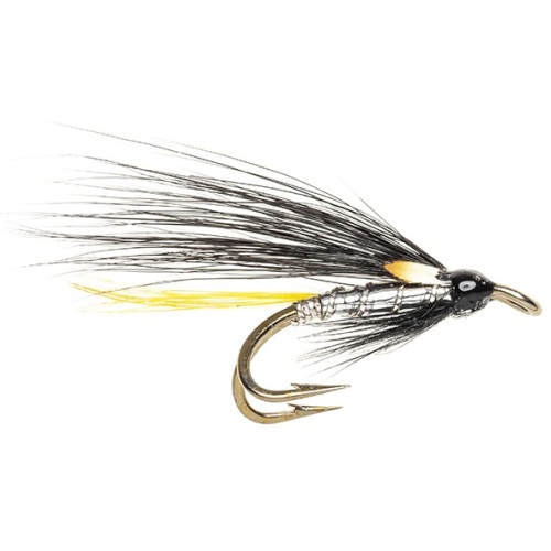 Silver Stoats Tail JC Double Hook Salmon Fly fishing pattern