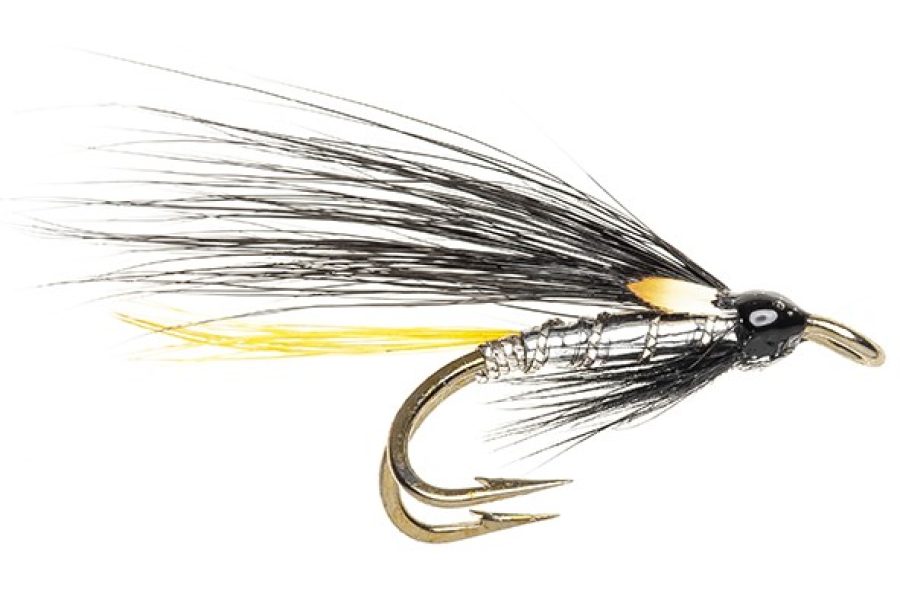 Silver Stoats Tail JC Double Hook Salmon Fly