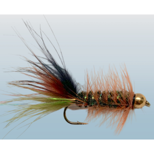 Thin Mint Streamer Tungsten Bead fly