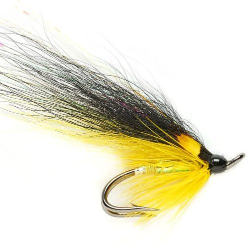 Tosh Black and Yellow Salmon fishing fly pattern