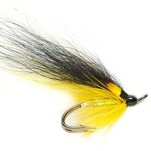 Tosh Black and Yellow Salmon fishing fly pattern