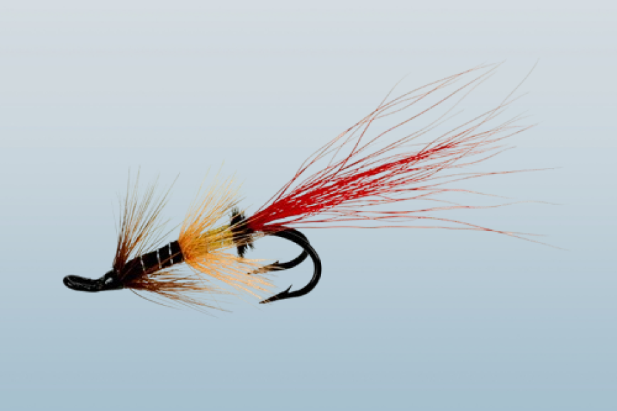 Tummel Shrimp Double Hook Fishing fly pattern