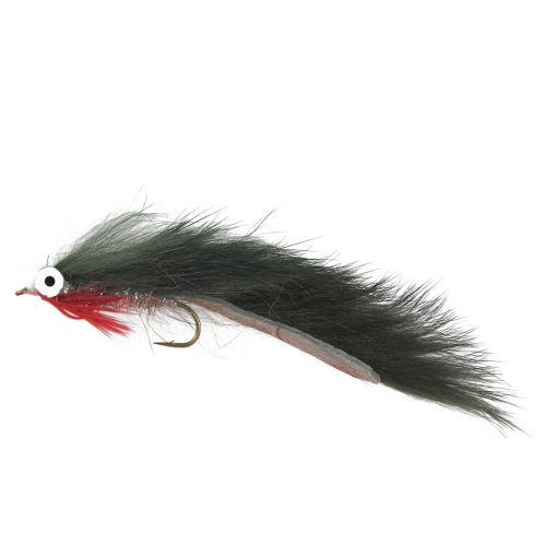 Zonker, Lead Eye, Silver-Dark Olive fly