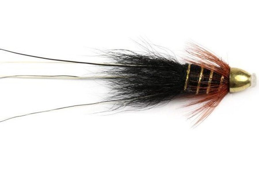 Black Francis Mini Conehead fishing fly pattern