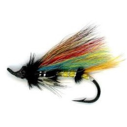 Jock Scott Single Hook Salmon Fly