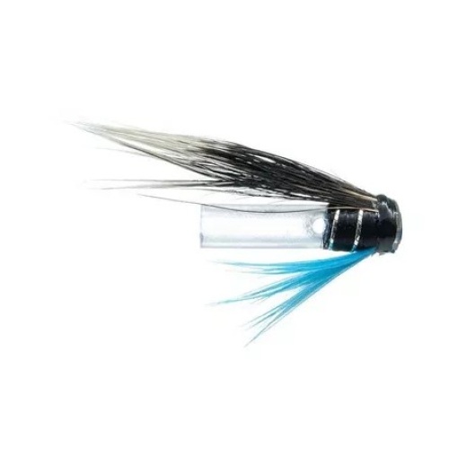 Mini Blue Charm Riffle Hitch Tube fishing Fly pattern