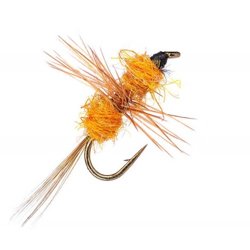 Orange Otter Fishing fly pattern