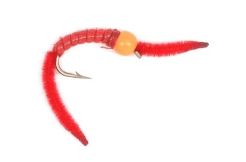 San Juan Worm Fishing fly pattern