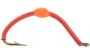 UV Wire Worm Red Fishing fly pattern